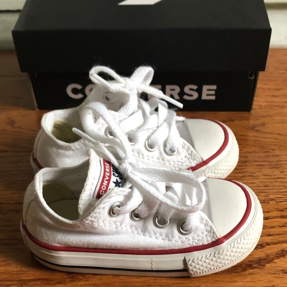Converse Sneakers (White) Infant Size 4